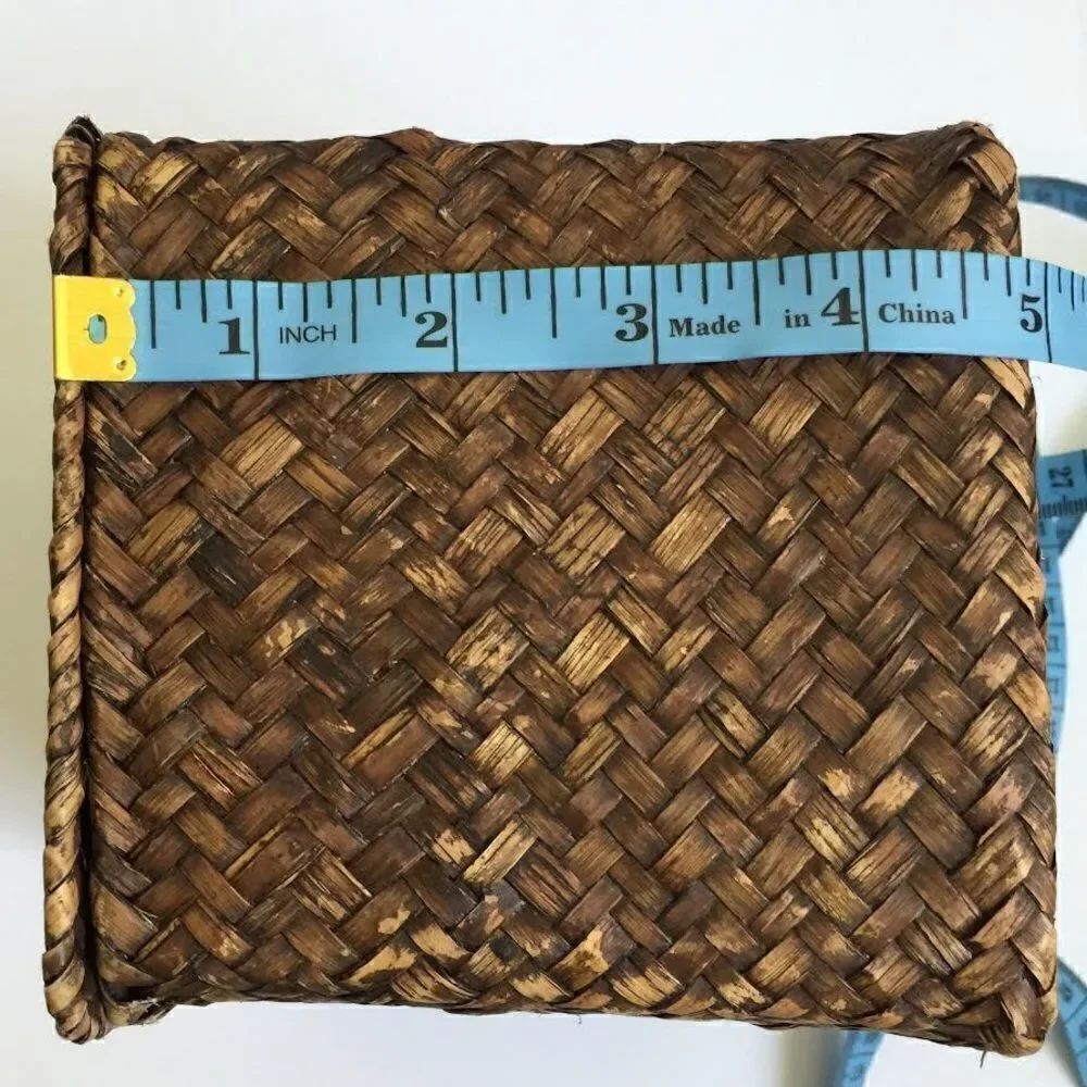 Boho Brown Rattan Box  - Picture 12 of 13